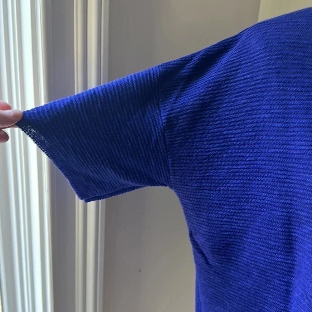 Eileen Fisher Boxy Ribbed Sweater, Size S/P, Like New